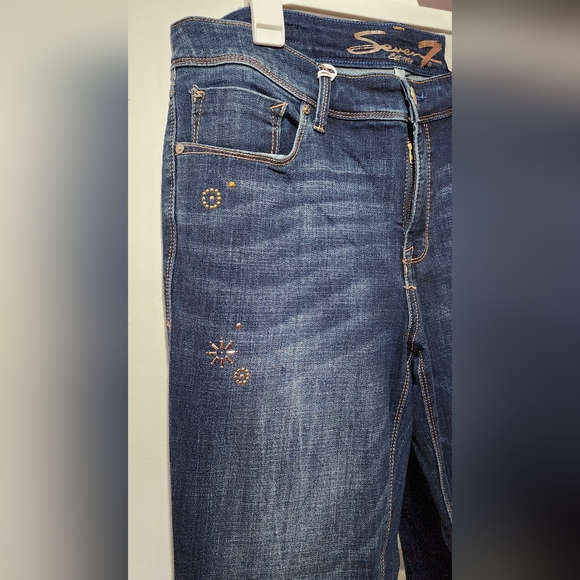 Lane Bryant Seven7 Limited Edition Embellished Jeans - Picture 3 of 16